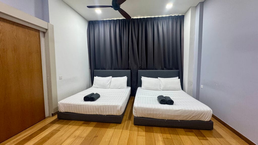 Plaza Arkadia Desa Parkcity by KLhomesweet：ベッドルーム