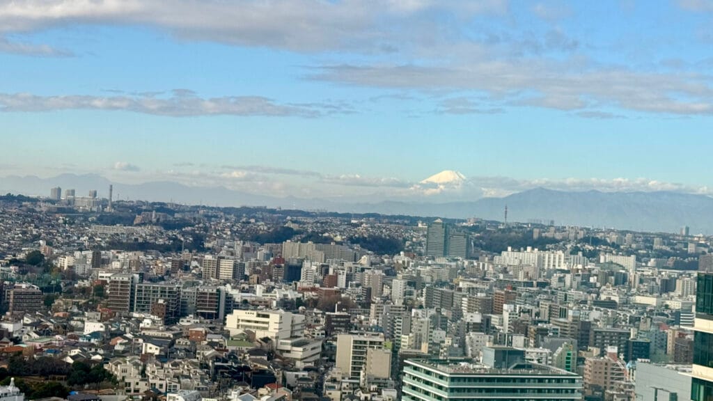 三井ガーデンホテル横浜みなとみらいプレミア：客室からの富士山ビュー
